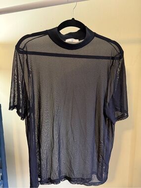 NLT Sheer Short Sleeve Tee - Black